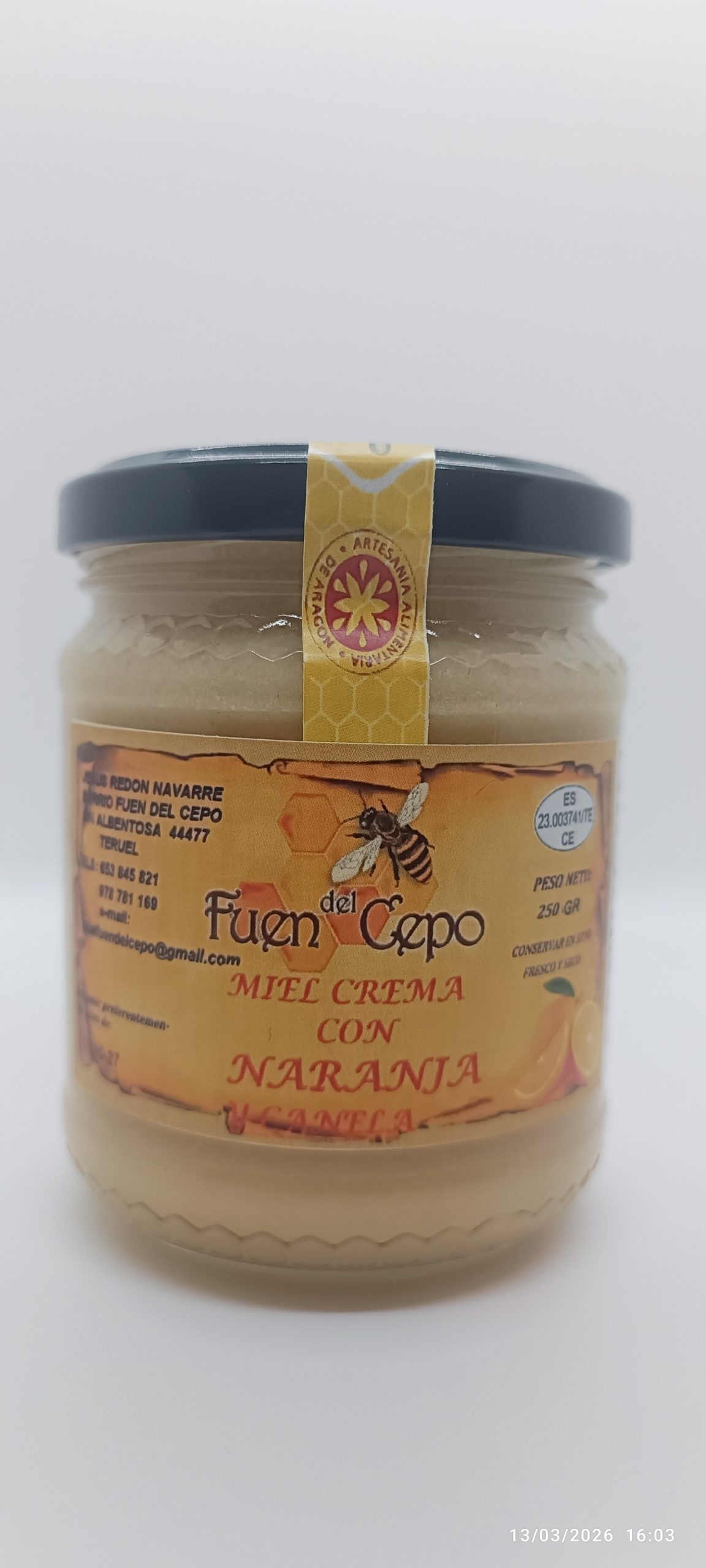 MIEL CREMA NARANJA Y CANELA - Imagen 5
