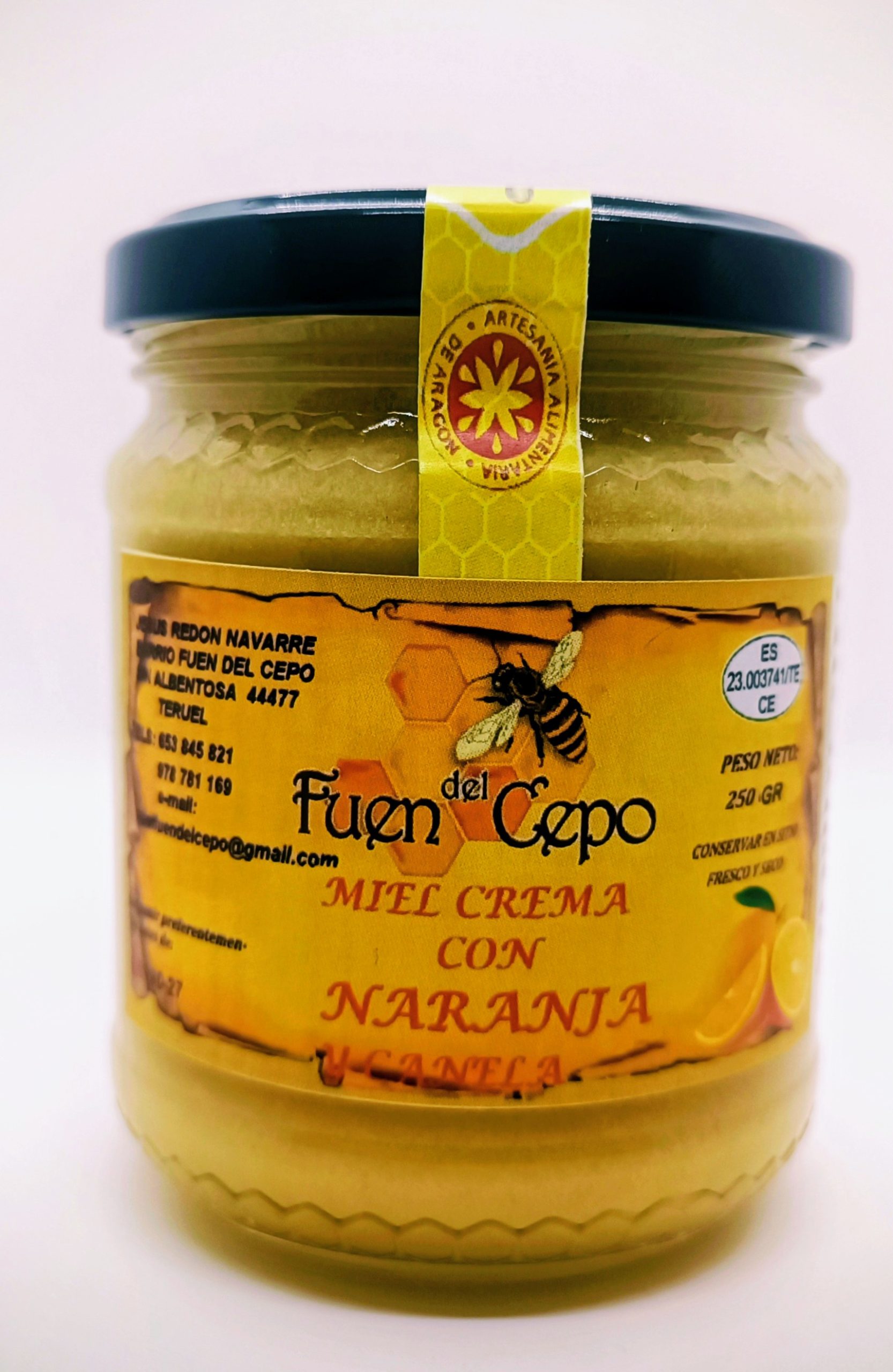 MIEL CREMA NARANJA Y CANELA - Imagen 3