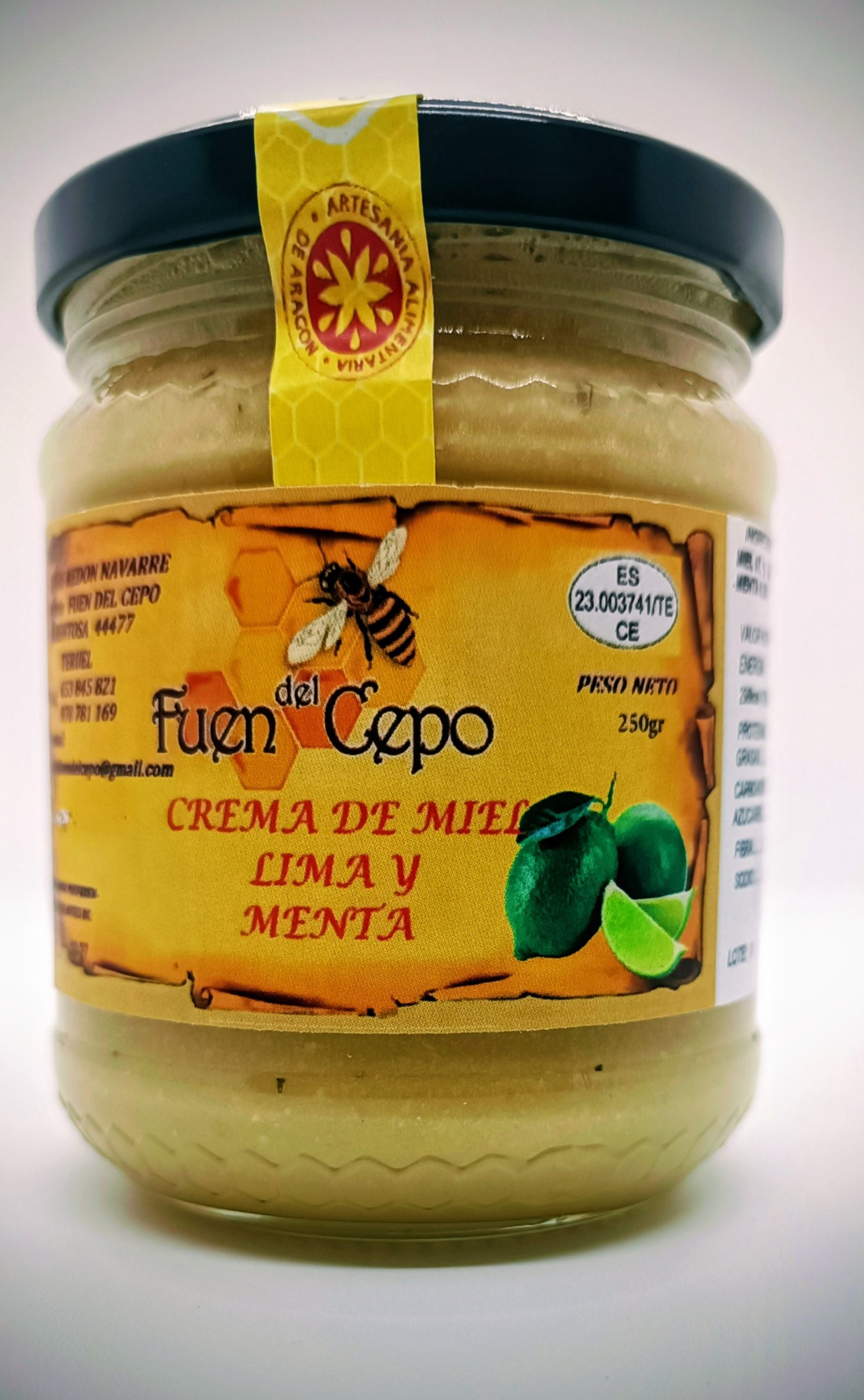 CREMA DE MIEL LIMA Y MENTA - Imagen 3