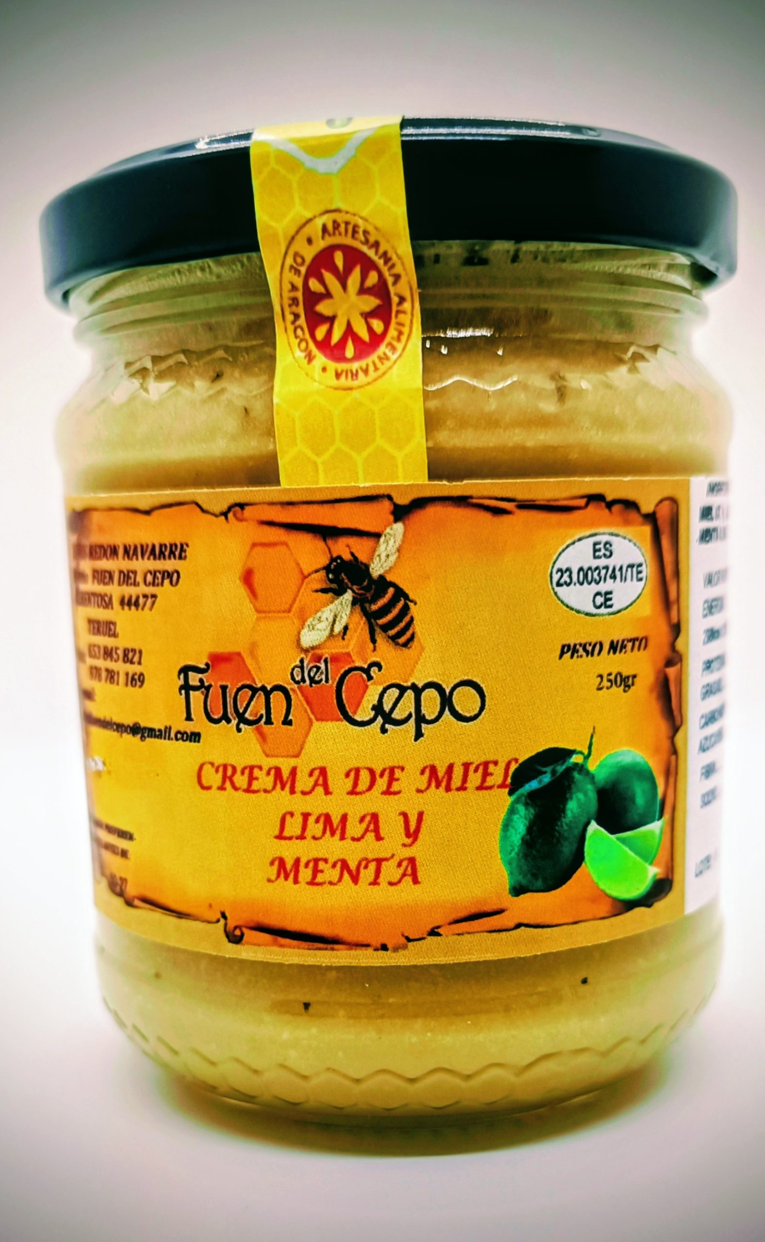 CREMA DE MIEL LIMA Y MENTA - Imagen 4