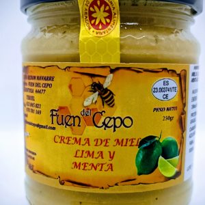 CREMA DE MIEL LIMA Y MENTA